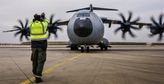 A400M arrivant sur la base aérienne d'Orléans-Bricy © Armée de l'Air et de l'Espace